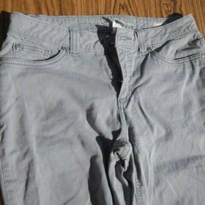 Old Navy Ladies Pants Stretch 6 Short Cotton Coin Pocket Button